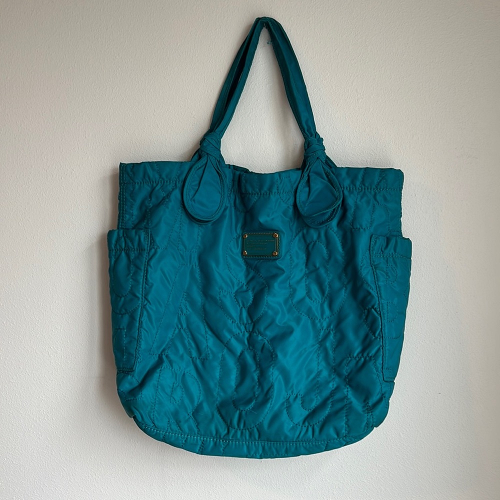 Marc by Marc Jacobs teal diaper bag, work bag huge tote great condition
